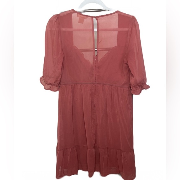 Altar’d State Lesley Ruffle Dress Sz L - Picture 3 of 5